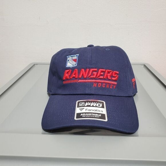 New York Rangers Authentic Pro Locker Room Dad Cap Navy Adjustable - Fan… - Picture 1 of 9